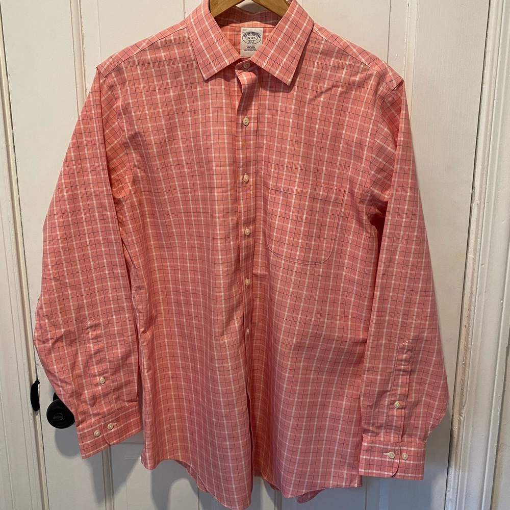 Men’s Brooks Brothers noniron slim fit button down